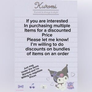 Just a reminder that I’m willing to do bundles on different items on my shop!